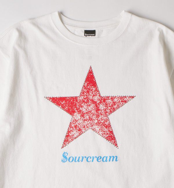  「【UNISEX】SourcreamラインストーンスターグラフィックTEE」|Tシャツ・カットソー|