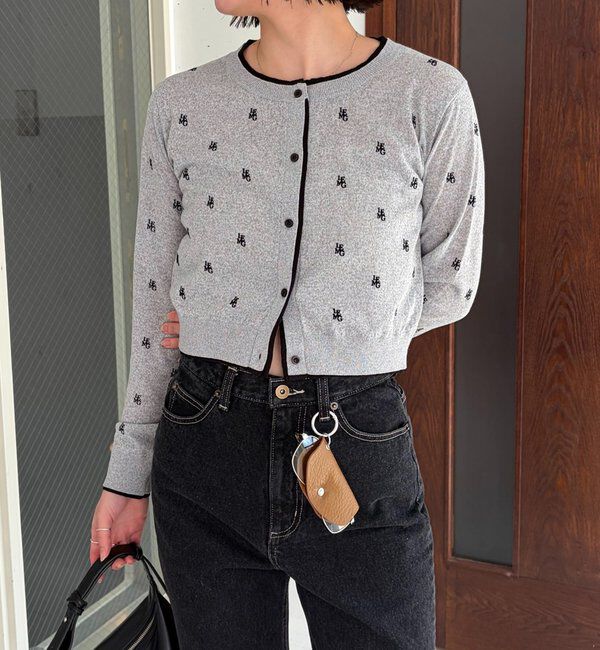  「モノグラムカーディガン」|カーディガン|