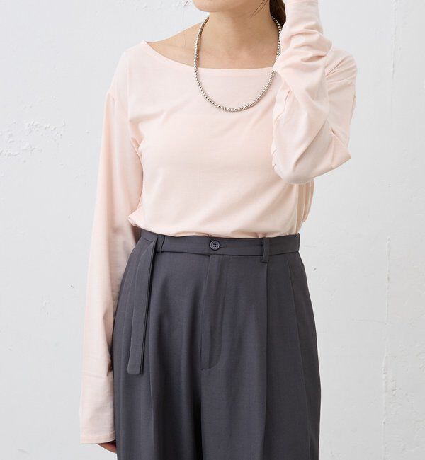  「ベーシックオフショルカットソー」|Tシャツ・カットソー|