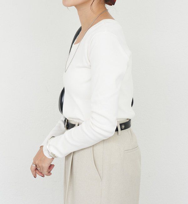  「ベアテレコロングスリーブカットソー」|Tシャツ・カットソー|