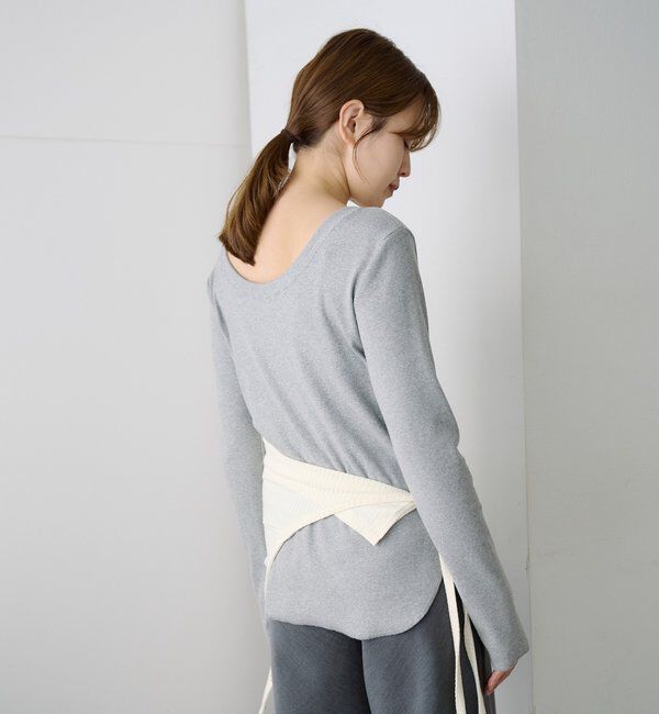  「ベアテレコロングスリーブカットソー」|Tシャツ・カットソー|