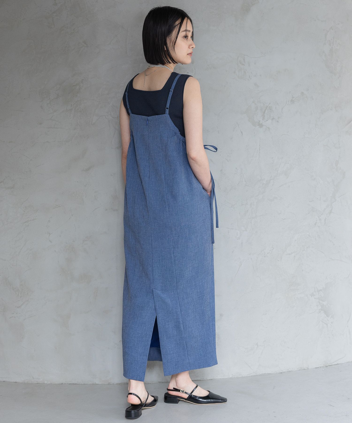 A part by 「【多機能】リネンライクキャミワンピース」|ワンピース|