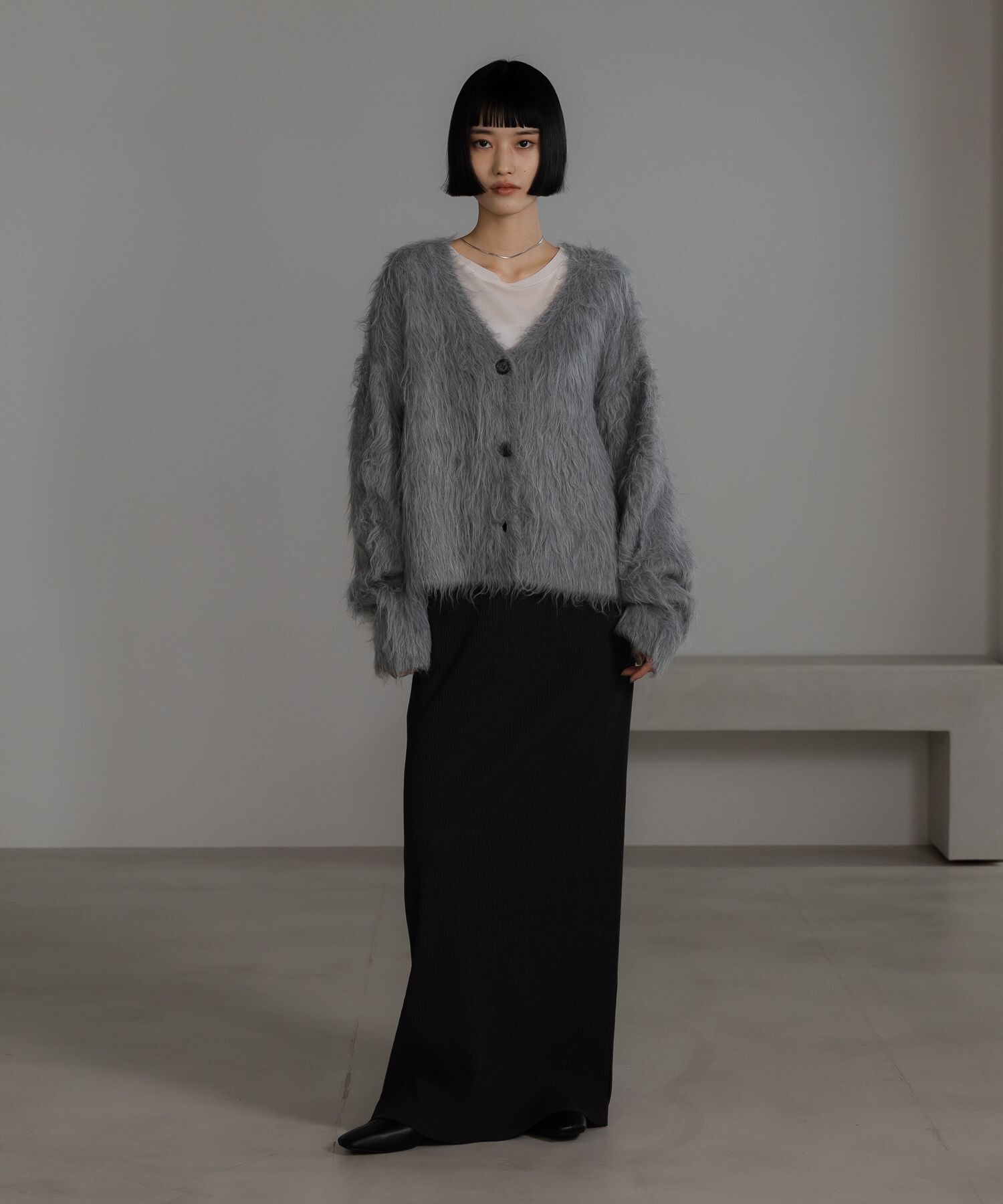 LOWRYS FARM「カットリブタイトスカート」|スカート|