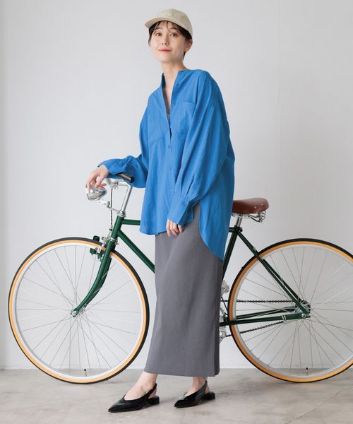 LOWRYS FARM「カットリブタイトスカート」|スカート|