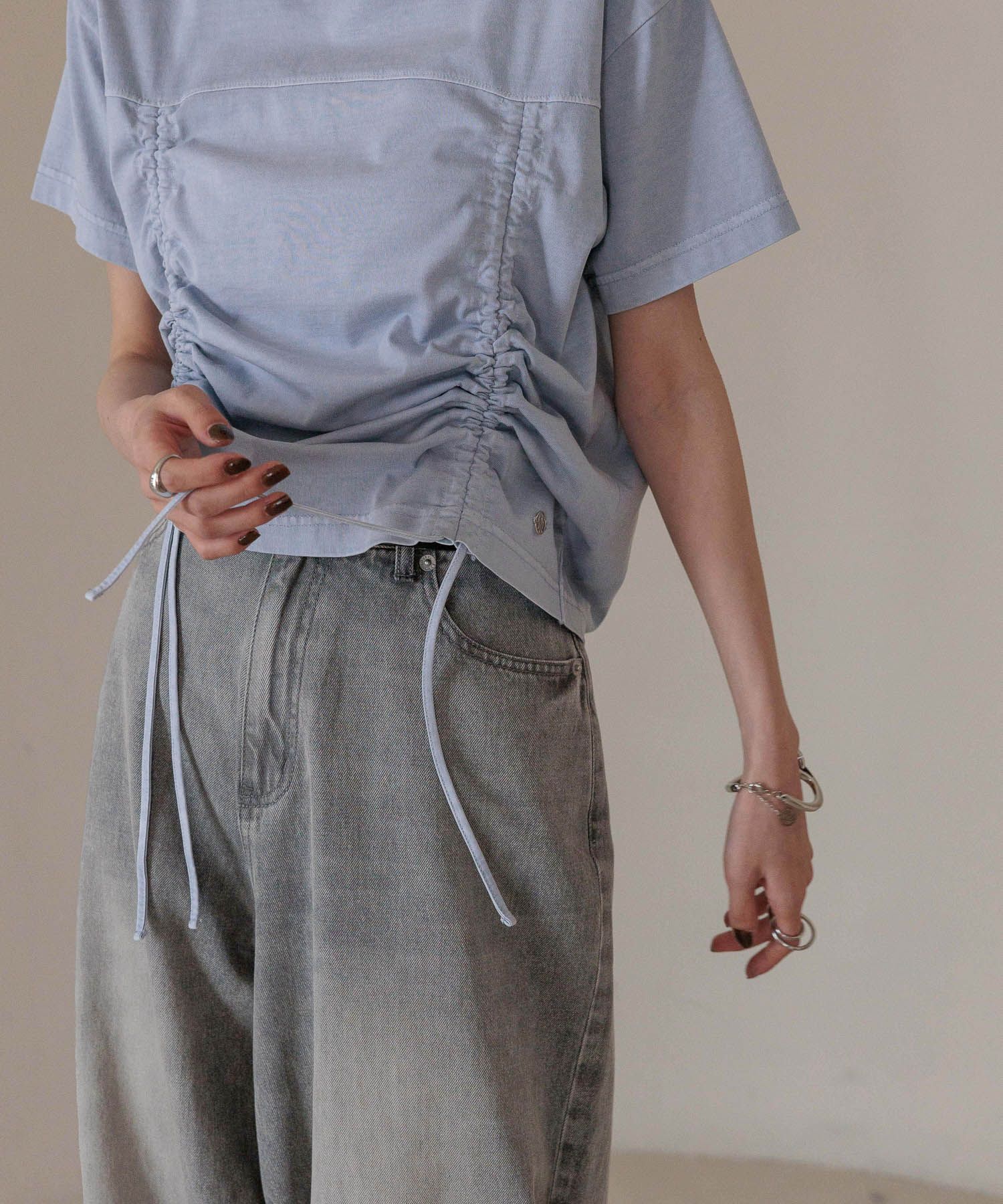 LOWRYS FARM「ピグメントドロストＳＳ」|Tシャツ・カットソー|