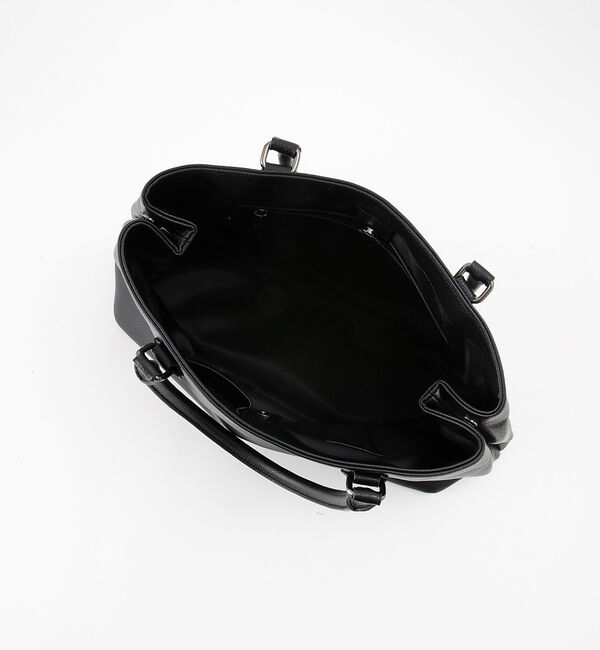 ABAHOUSE「【WEB別注】シボレザー 横型トートバッグ / クラッチバッグ付き / A4サイ」|トートバッグ|