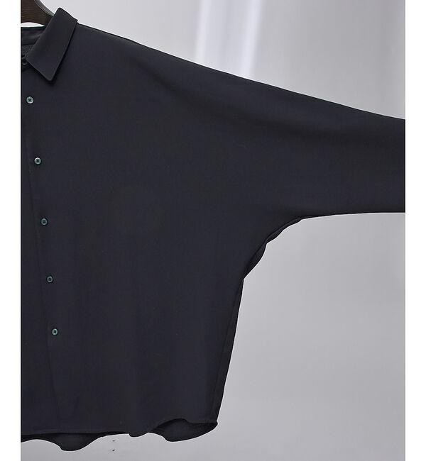 ABAHOUSE「【AH ABAHOUSE】ジョーゼット ドルマンスリーブ シャツ」|シャツ・ブラウス|