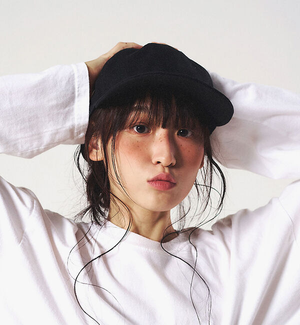 ABAHOUSE「【elldu/エルドゥ】2WAY  CAP / 前後両面キャップ/ユニセックス/」|その他|ブラック