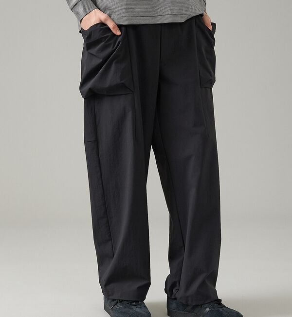 ABAHOUSE「【CORDURA】TUCK＆DARTS コーデュラナイロン パラシュートパンツ」|その他|