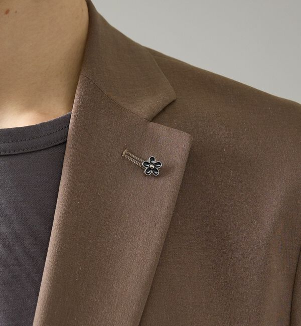 ABAHOUSE「【セットアップ対応】スーパーストレッチ リネンジャケット/ FLEX JACKE」|テーラードジャケット|