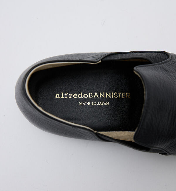 alfredoBANNISTER「ショートサイドゴア レザースリッポン」|その他|