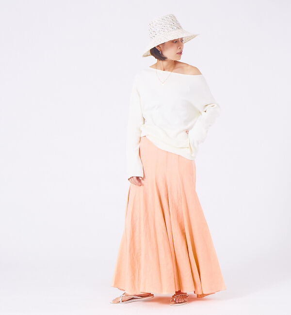 Rouge vif「リネン製品染スカート」|スカート|