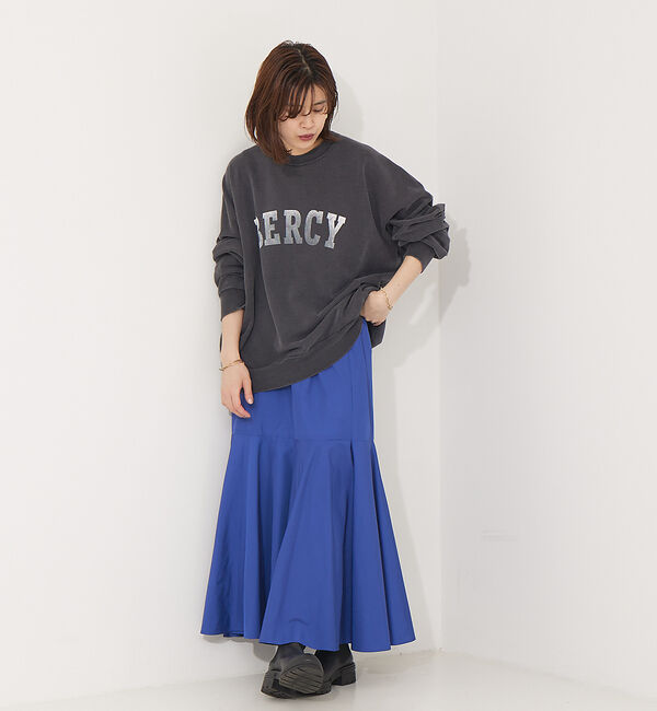 Rouge vif「メモリータッサー切り替えマーメイドマキシスカート」|スカート|