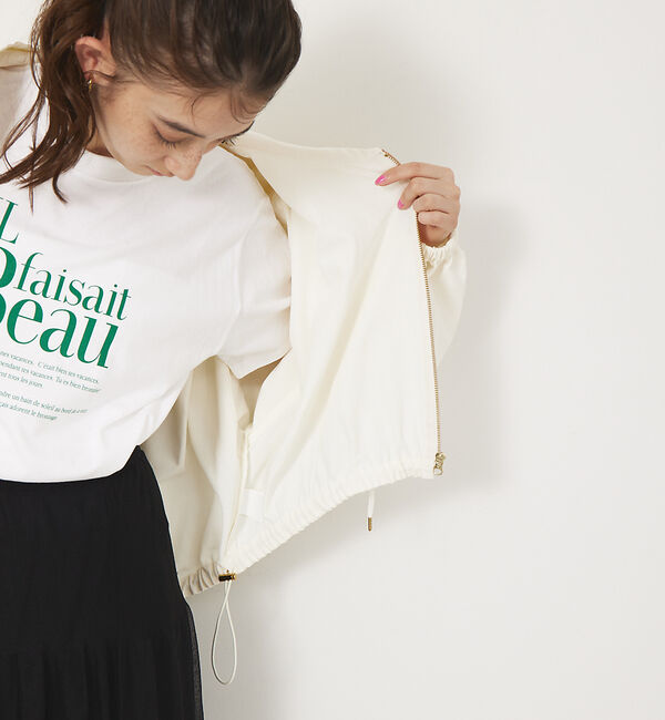 Rouge vif「フーディーブルゾン」|ブルゾン・スタジャン|