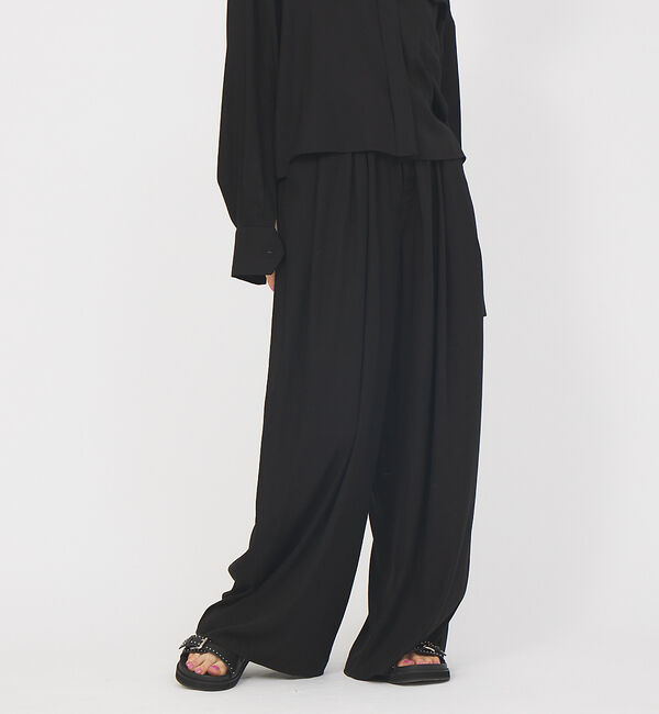 Rouge vif「【セットアップ対応】タックワイドパンツ」|その他|