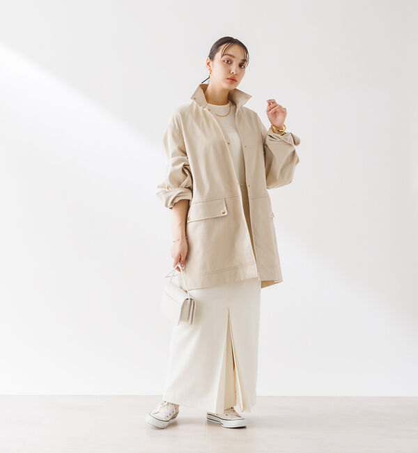 Rouge vif「スタンドカラー ハーフコートブルゾン」|その他|