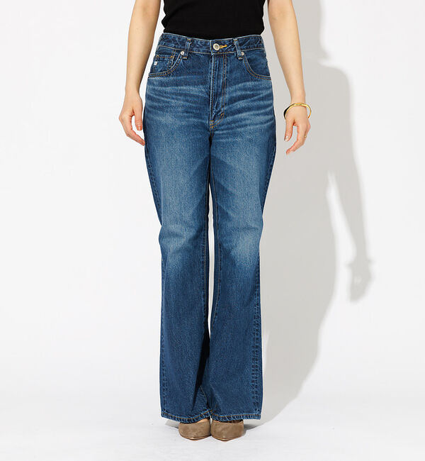 Rouge vif「＜25SS新色＞【SOMETHING/サムシング】LISA ヴィンテージ フレア」|デニム|