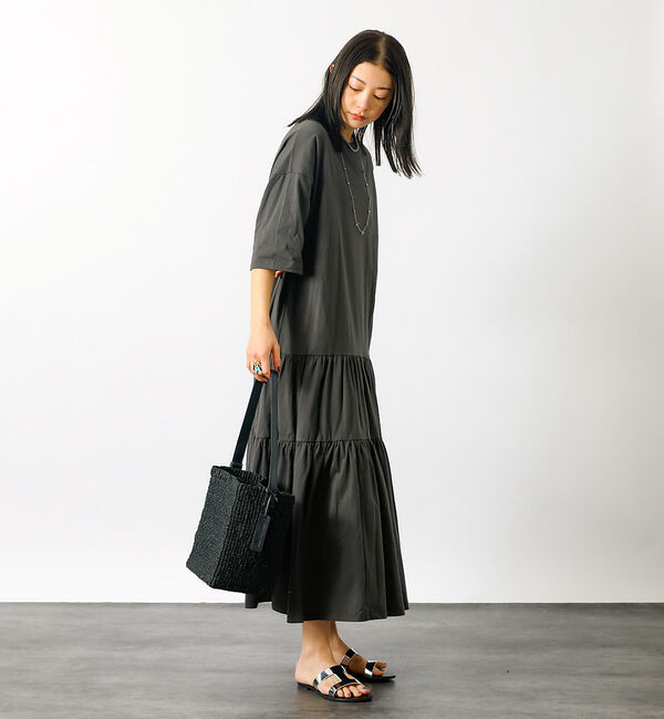 Rouge vif「【BAGMATI / バグマティ】ワンハンドル かごバッグ / ブラック【WEB」|ハンドバッグ|