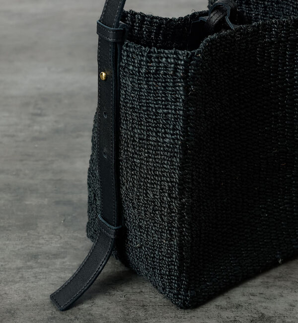 Rouge vif「【BAGMATI / バグマティ】ワンハンドル かごバッグ / ブラック【WEB」|ハンドバッグ|