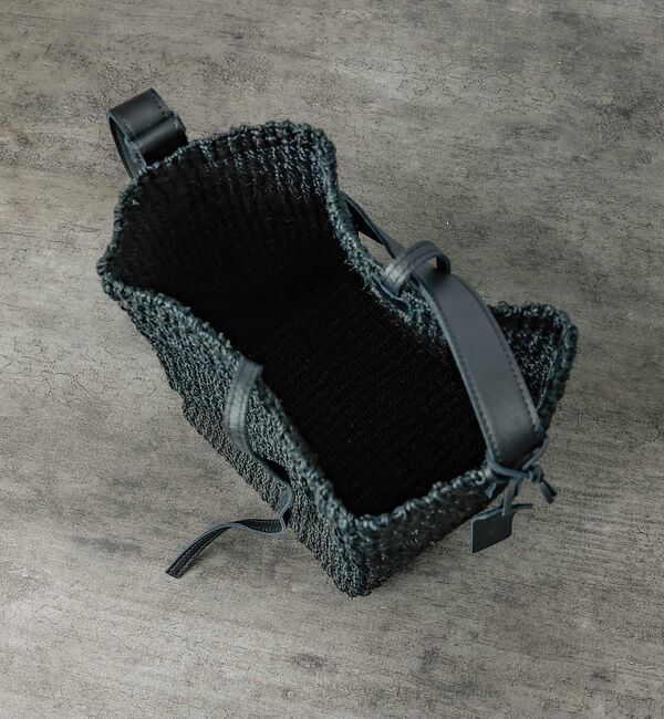 Rouge vif「【BAGMATI / バグマティ】ワンハンドル かごバッグ / ブラック【WEB」|ハンドバッグ|