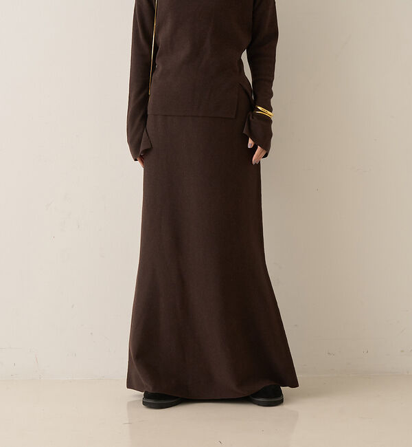 Rouge vif「【セットアップ対応】セミフレアニットスカート」|スカート|