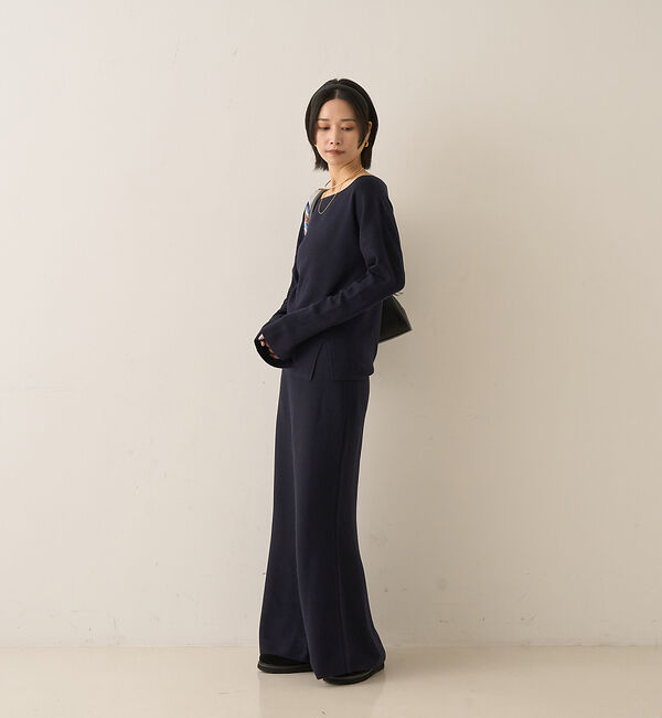 Rouge vif「【セットアップ対応】セミフレアニットスカート」|スカート|