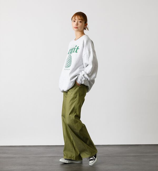 Rouge vif「【SOMETHING/サムシング】サマーベイカーパンツ ワイド / SUMMER」|デニム|