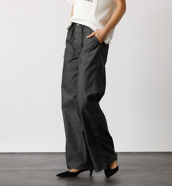 Rouge vif「【SOMETHING/サムシング】サマーベイカーパンツ ワイド / SUMMER」|デニム|