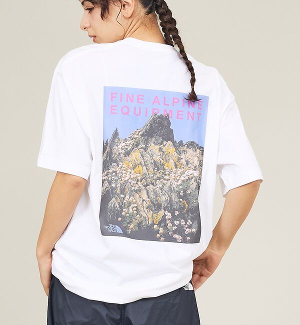 Rouge vif「【THE NORTH FACE/ノースフェイス】Mountain Flower」|Tシャツ・カットソー|ホワイト