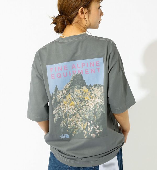 Rouge vif「【THE NORTH FACE/ノースフェイス】Mountain Flower」|Tシャツ・カットソー|チャコールグレー