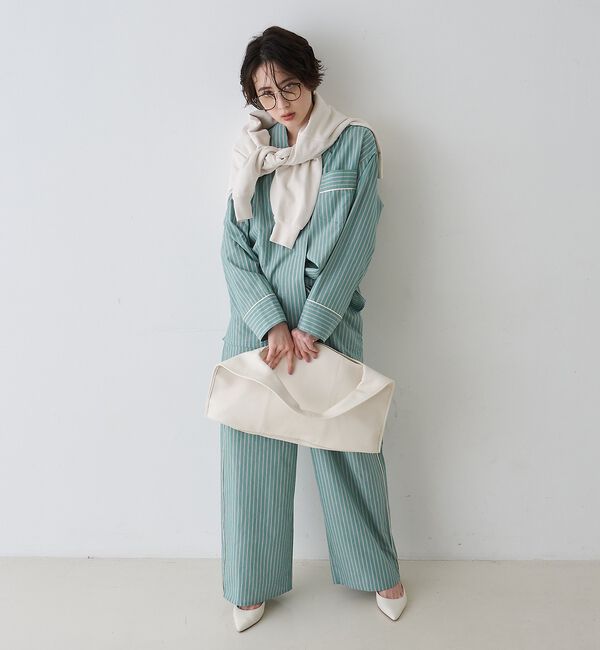 Rouge vif「【CHIMERE/シメール】レザーワイドワンハンドル」|ハンドバッグ|