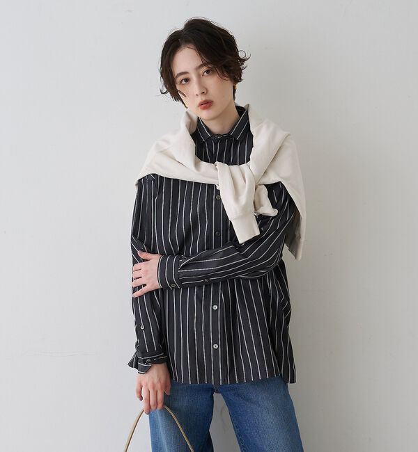 Rouge vif「【定番人気2026SS新作】【TICCA/ティッカ】スクエアビッグシャツ」|シャツ・ブラウス|