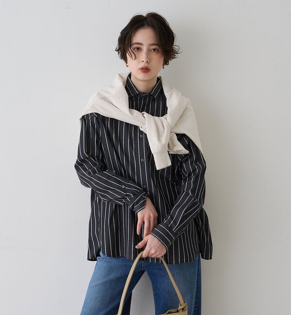 Rouge vif「【定番人気2026SS新作】【TICCA/ティッカ】スクエアビッグシャツ」|シャツ・ブラウス|