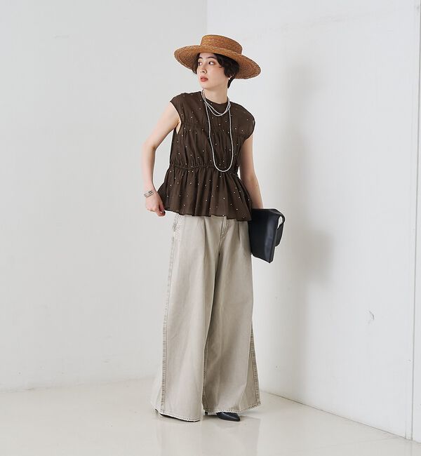 Rouge vif「【upper hights/アッパーハイツ】THE BLAIR バギーデニム」|デニム|