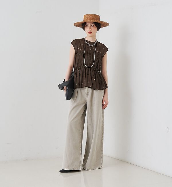 Rouge vif「【upper hights/アッパーハイツ】THE BLAIR バギーデニム」|デニム|