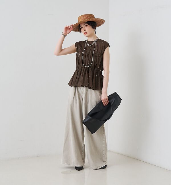 Rouge vif「【upper hights/アッパーハイツ】THE BLAIR バギーデニム」|デニム|