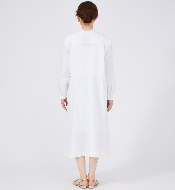 qualite「イレギュラーヘムシャツワンピース」|ワンピース|