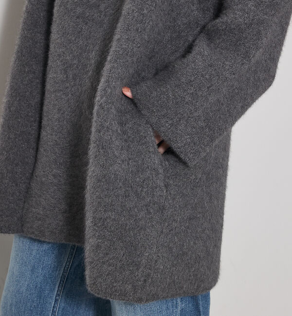 qualite「【CLASSY.お仕事名品Award受賞】フォックスウールガウン」|カーディガン|