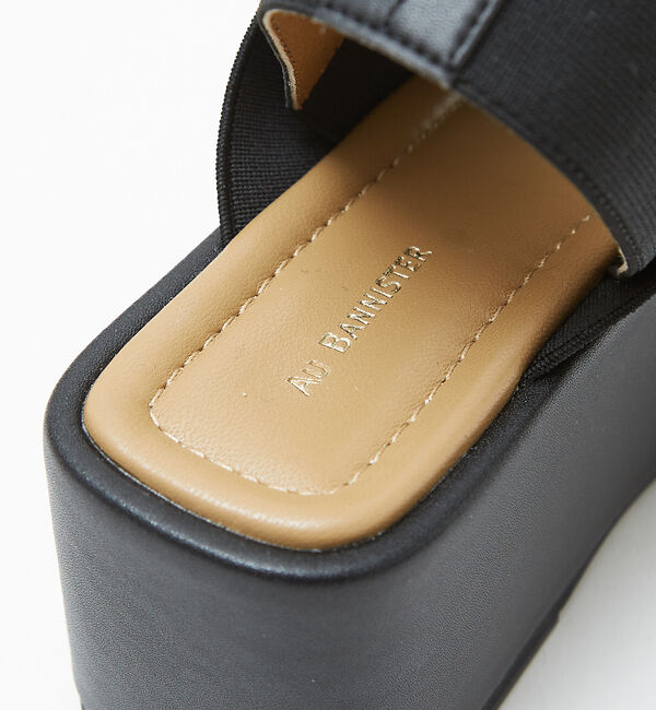 AU BANNISTER「エラスティッククロスウェッジサンダル」|サンダル|