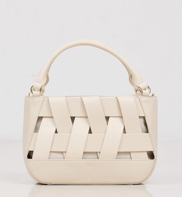 LOWELL things「Latti/レザー2WAYミニショルダーバッグ」|かごバッグ|