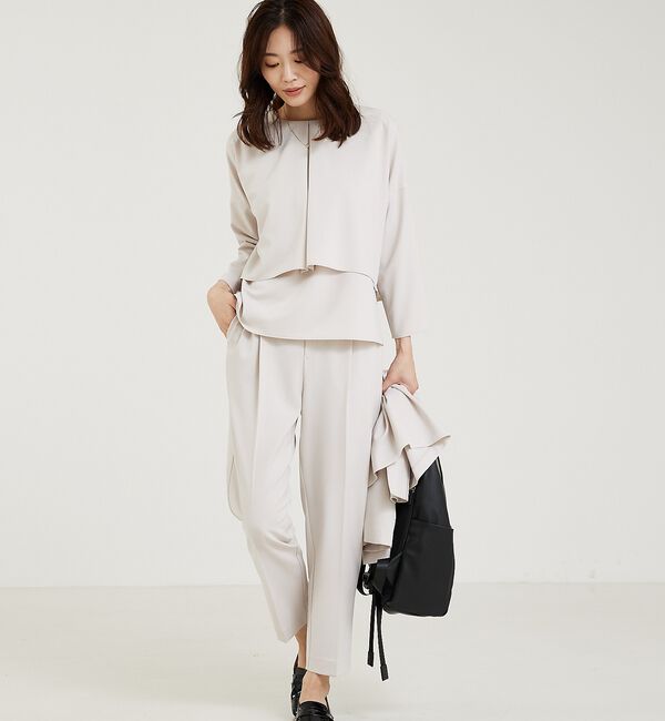 abahouse mavie「【エニデイカセット】バックフレアーセットアップ」|スーツ|