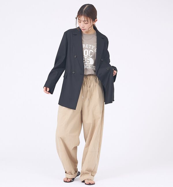 abahouse mavie「【セットアップ対応】ライトメランジダブルジャケット/長袖/シーズンレス」|その他|