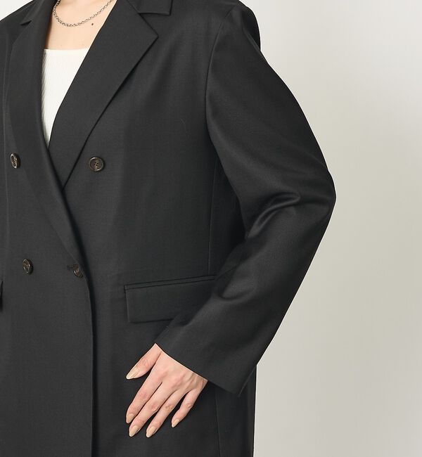 abahouse mavie「【セットアップ対応】ライトメランジダブルジャケット/長袖/シーズンレス」|その他|