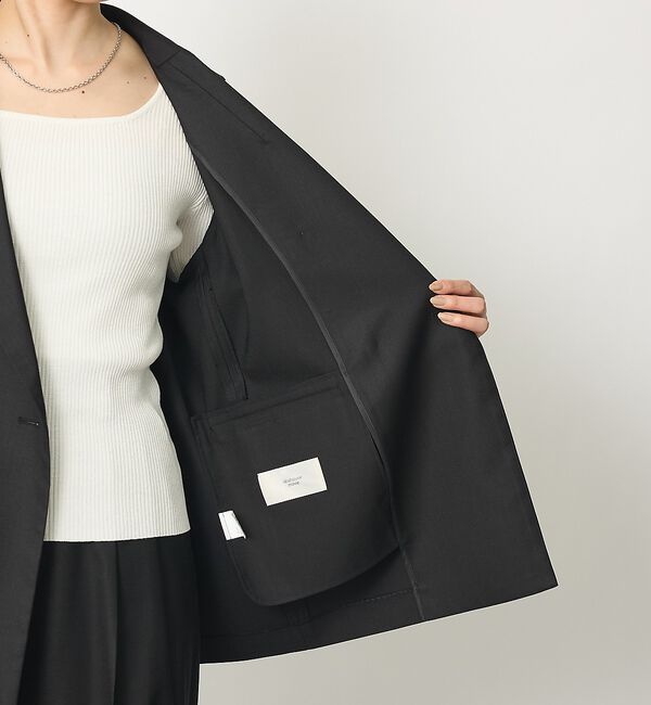 abahouse mavie「【セットアップ対応】ライトメランジダブルジャケット/長袖/シーズンレス」|その他|