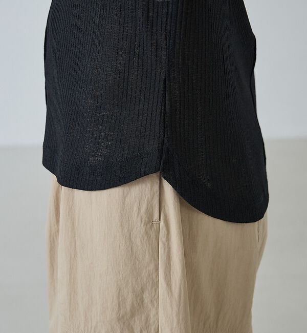 abahouse mavie「【ヘルシーな透け感】シアーフライスロンT」|Tシャツ・カットソー|