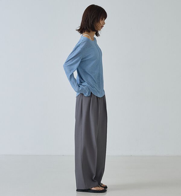 abahouse mavie「【ヘルシーな透け感】シアーフライスロンT」|Tシャツ・カットソー|