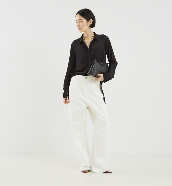 The Store by C' 「【COCUCA】シアーチュニックシャツ」|シャツ・ブラウス|