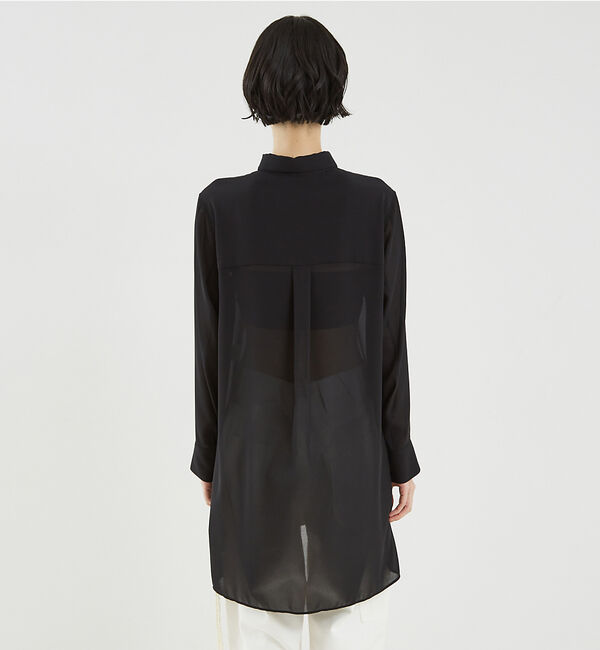 The Store by C' 「【COCUCA】シアーチュニックシャツ」|シャツ・ブラウス|