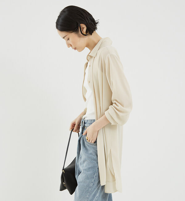 The Store by C' 「【COCUCA】シアーチュニックシャツ」|シャツ・ブラウス|