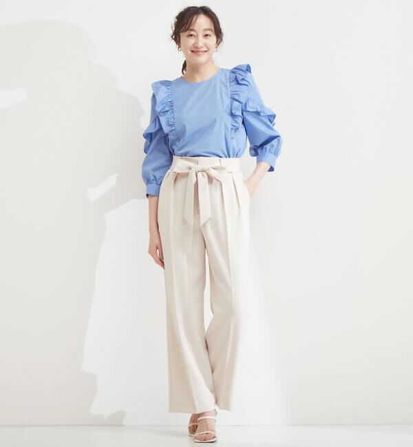 TIARA「flowyフリルブラウス」|シャツ・ブラウス|